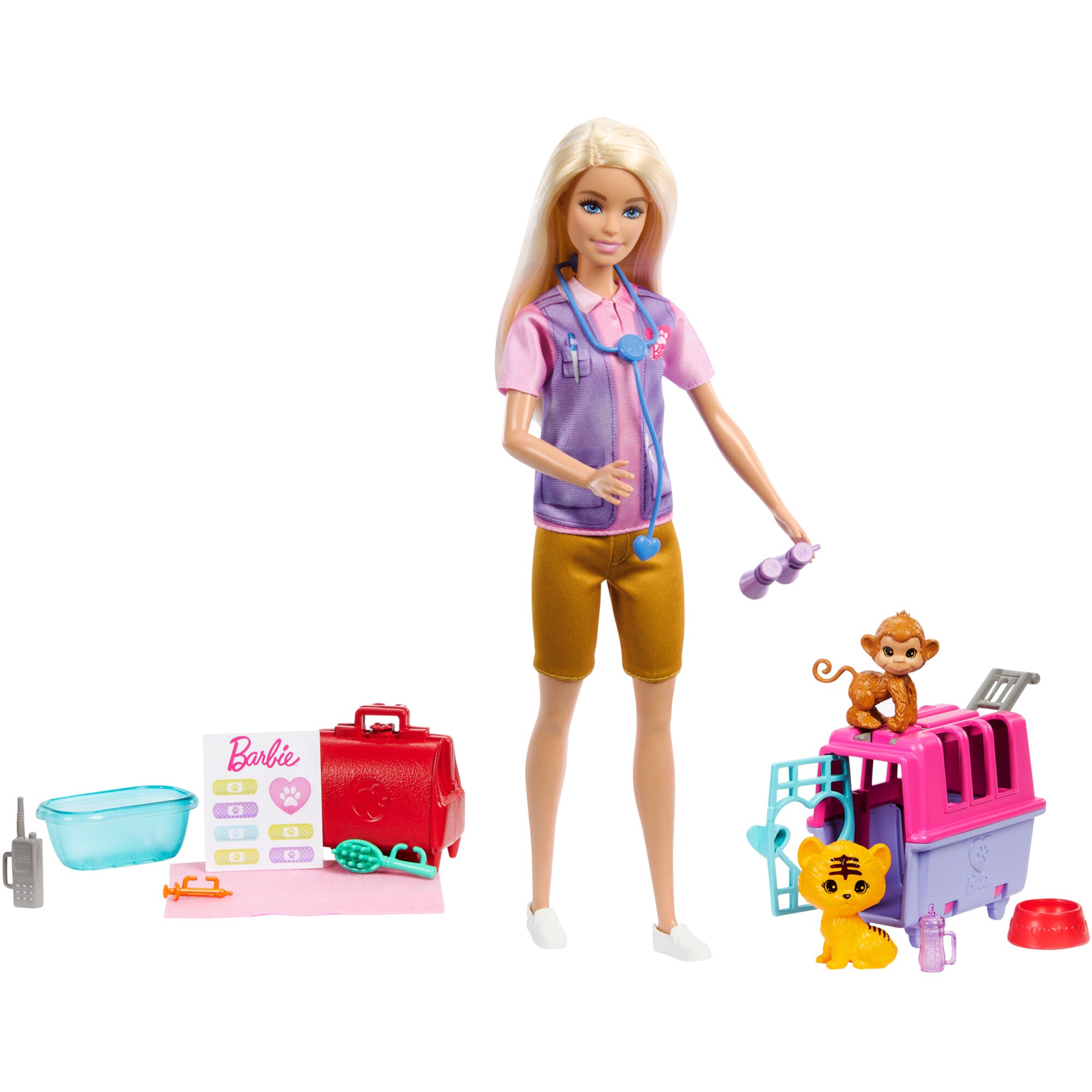 Mattel Puppe Barbie Karrieren Animal Rescue & Recover Spielset
