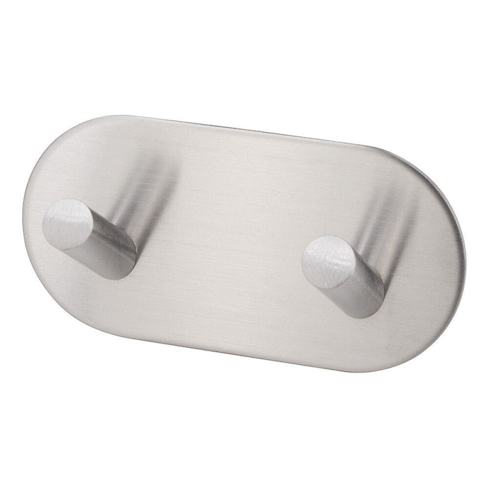 KROK CAMARGUE DOBBEL RUND 100X50X30MM BØRSTET KROM