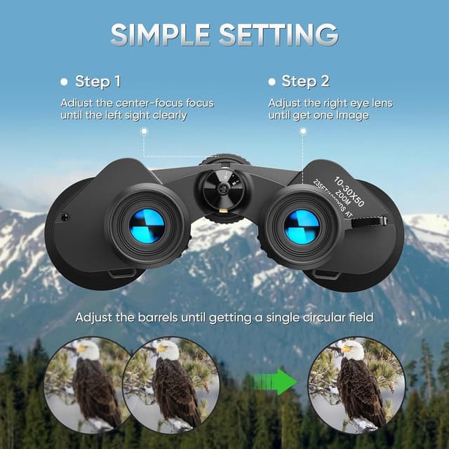 APEXEL 10-30X50 HD Kikkert