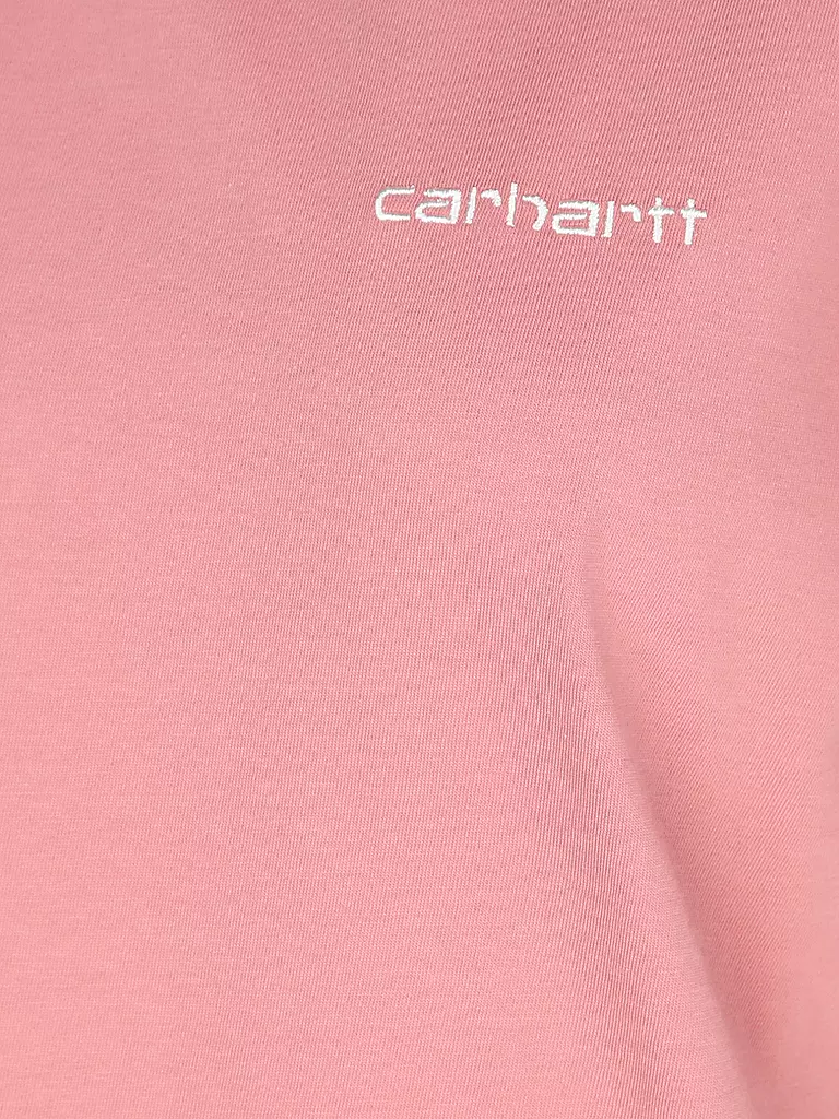 CARHARTT WIP T-Shirt SCRIPT EMBROIDERY rosa