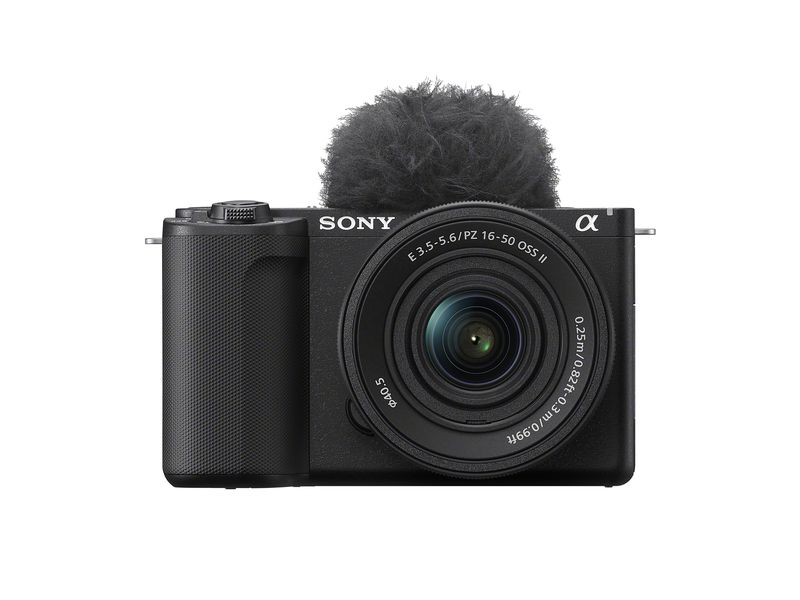 Sony Fotokamera Alpha ZV-E10 II SELP16502 Kit Kompakte Kamera für Vlogs mit 16-50mm Objektiv mit leistungsstarkem Powerzoom