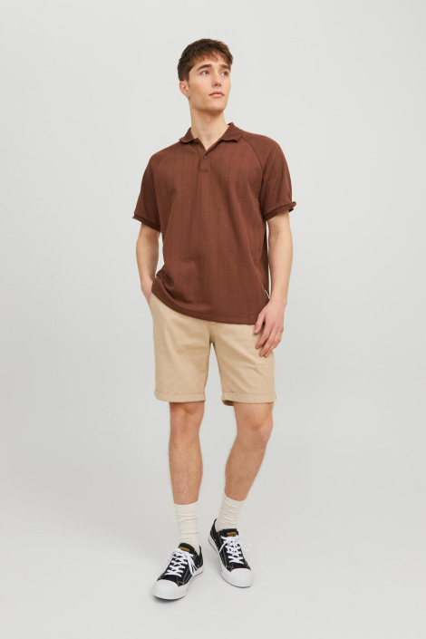 Jack & Jones beige heren korte broek