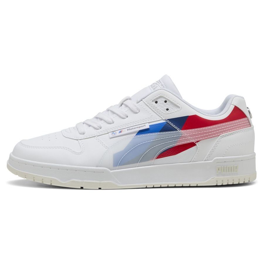 PUMA BMW M Motorsport RBD Game Low Chaussures - Blanc/Rouge/Bleu