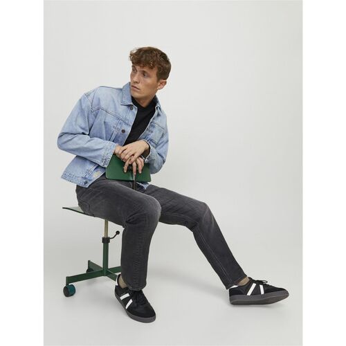Jack & Jones - 12250239 CHRIS-BLACK DENIM Negro