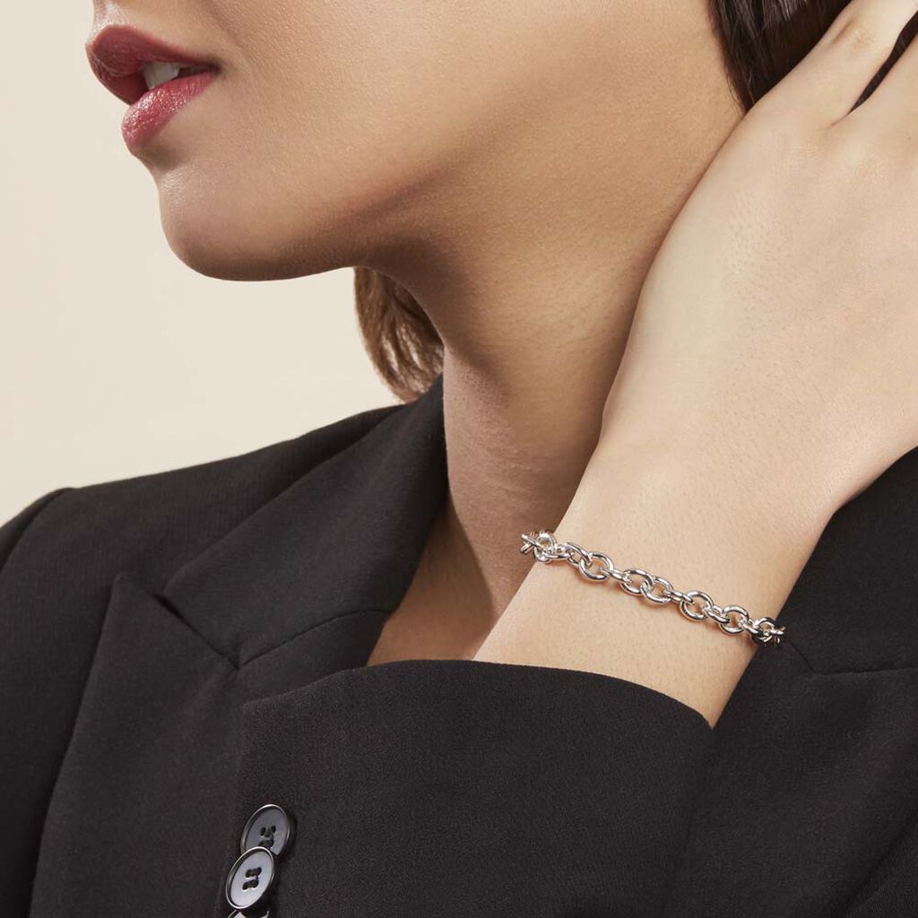Bracelet Carola Argent Blanc