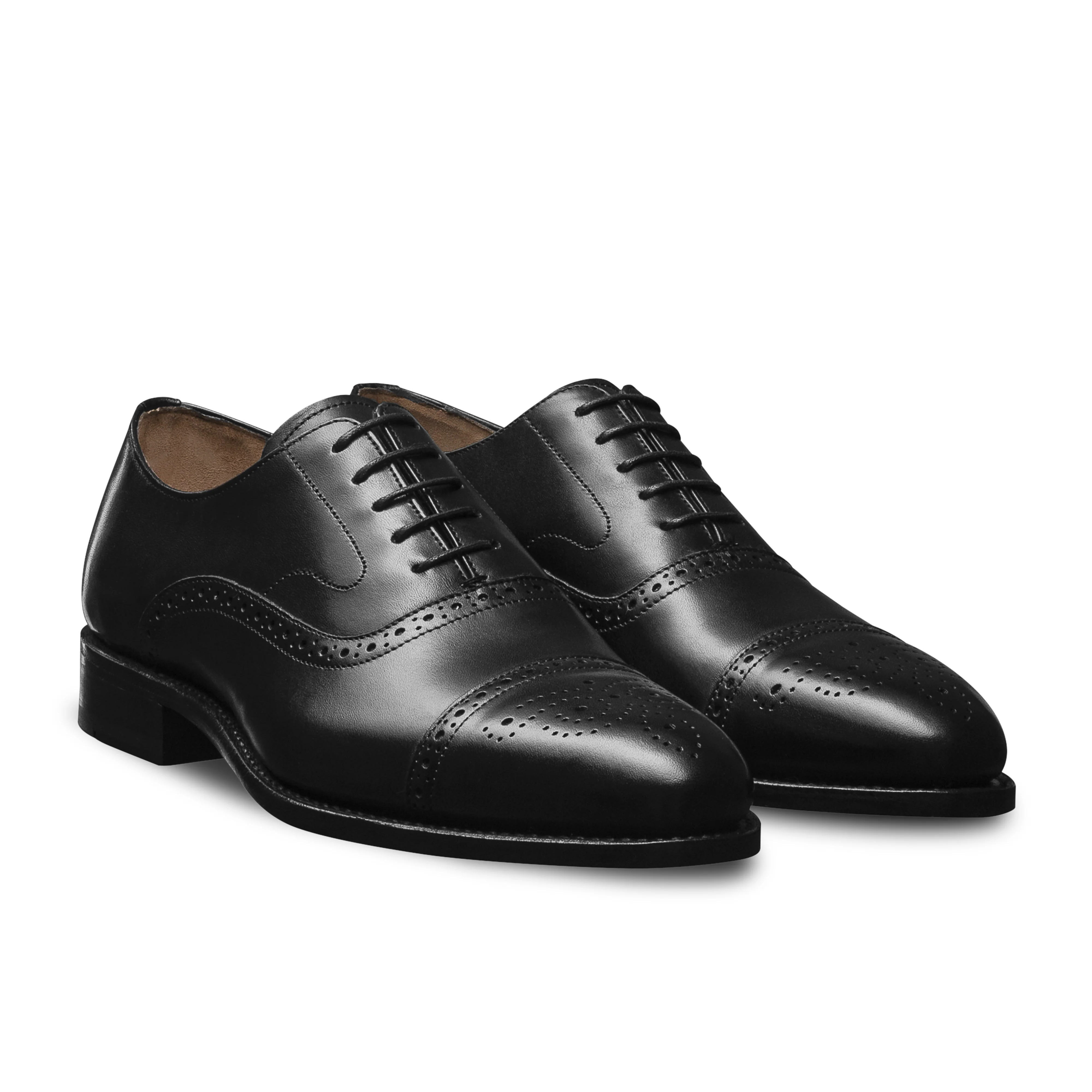 Richelieu Brogue Newton 318 noir