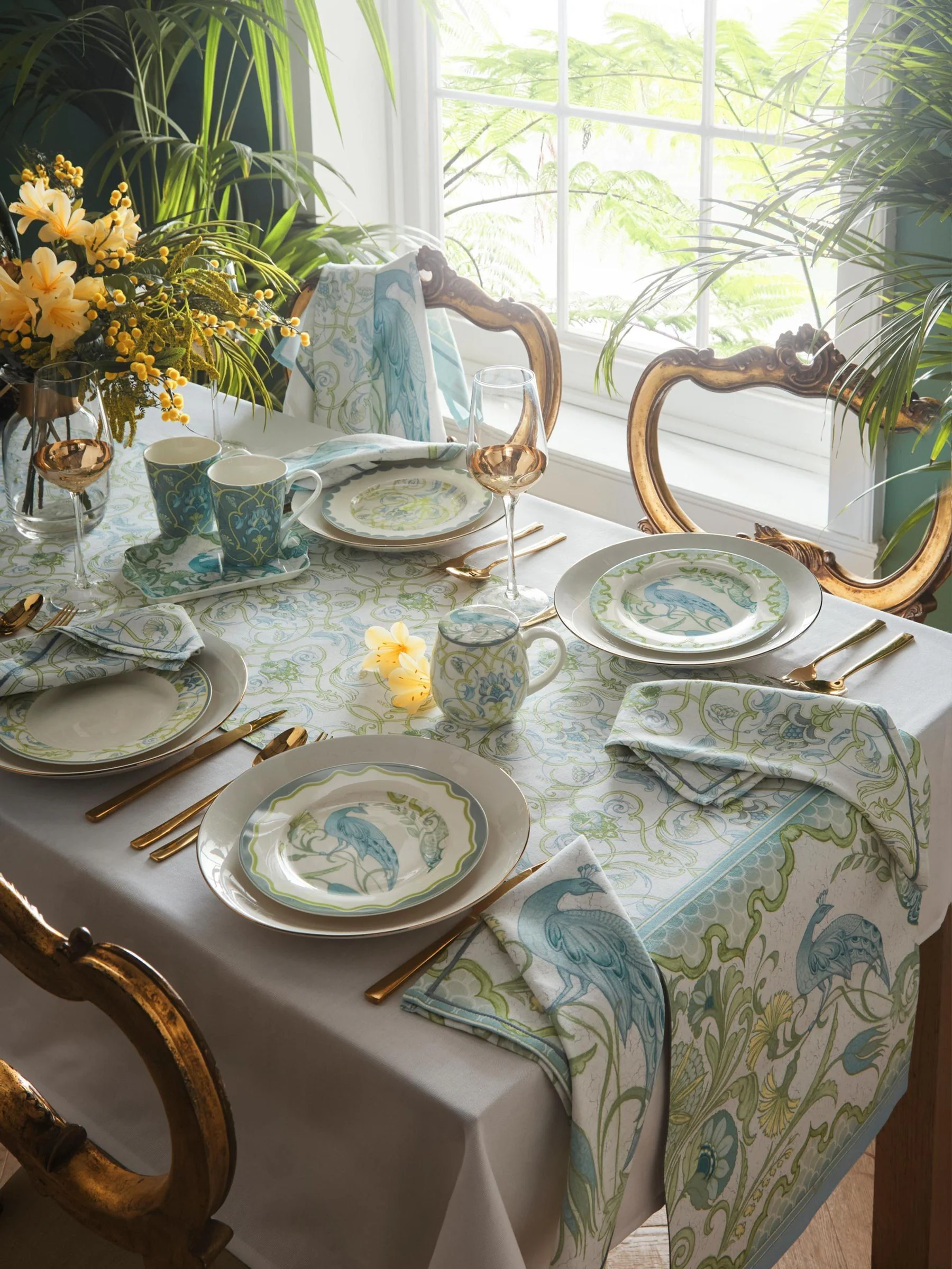 Laurence Llewelyn-Bowen Palm Court Porcelain Side Plate Set