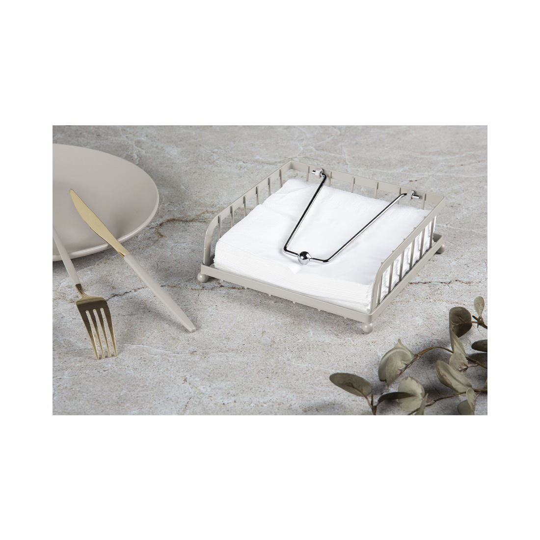 Berlinger Haus Serviettenhalter matt cream Sahara Collection