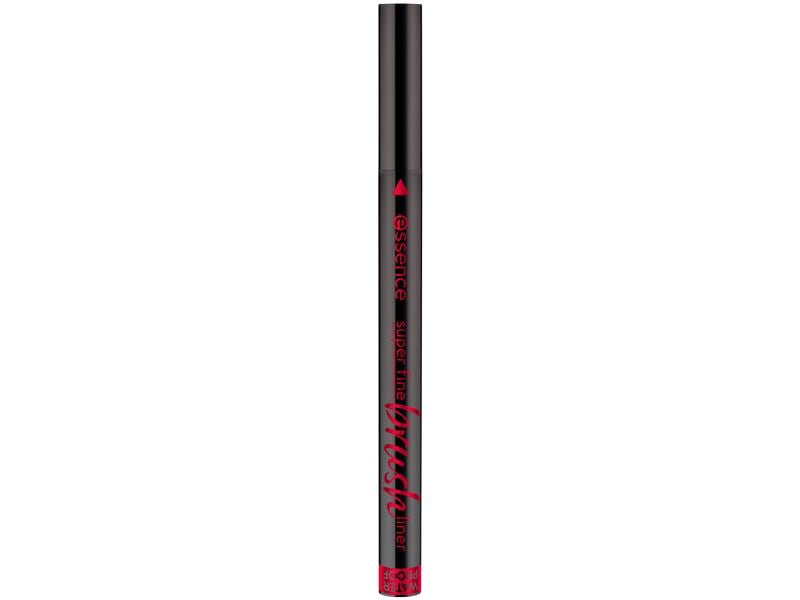 essence Eyeliner Super Fine Brush Liner Waterproof Black Wasserfester Eyeliner mit ultrafeiner Pinselspitze für extra-präzise Lidstriche