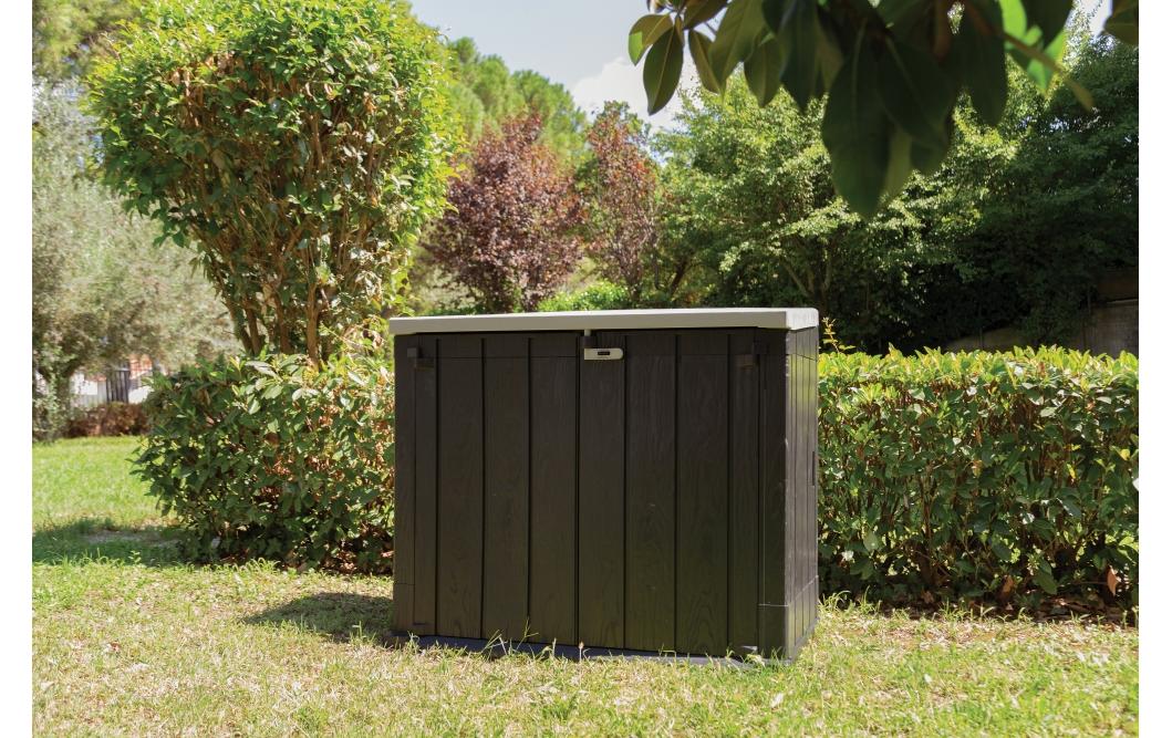 Gartenbox Stora way 842 l Anthrazit/Warmgrau<br>Mehrzweck-Gartenhaus
