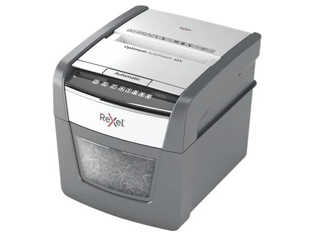 Makulator Rexel Optimum AutoFeed  45X krydsmakulering 4x28 mm (P-4)