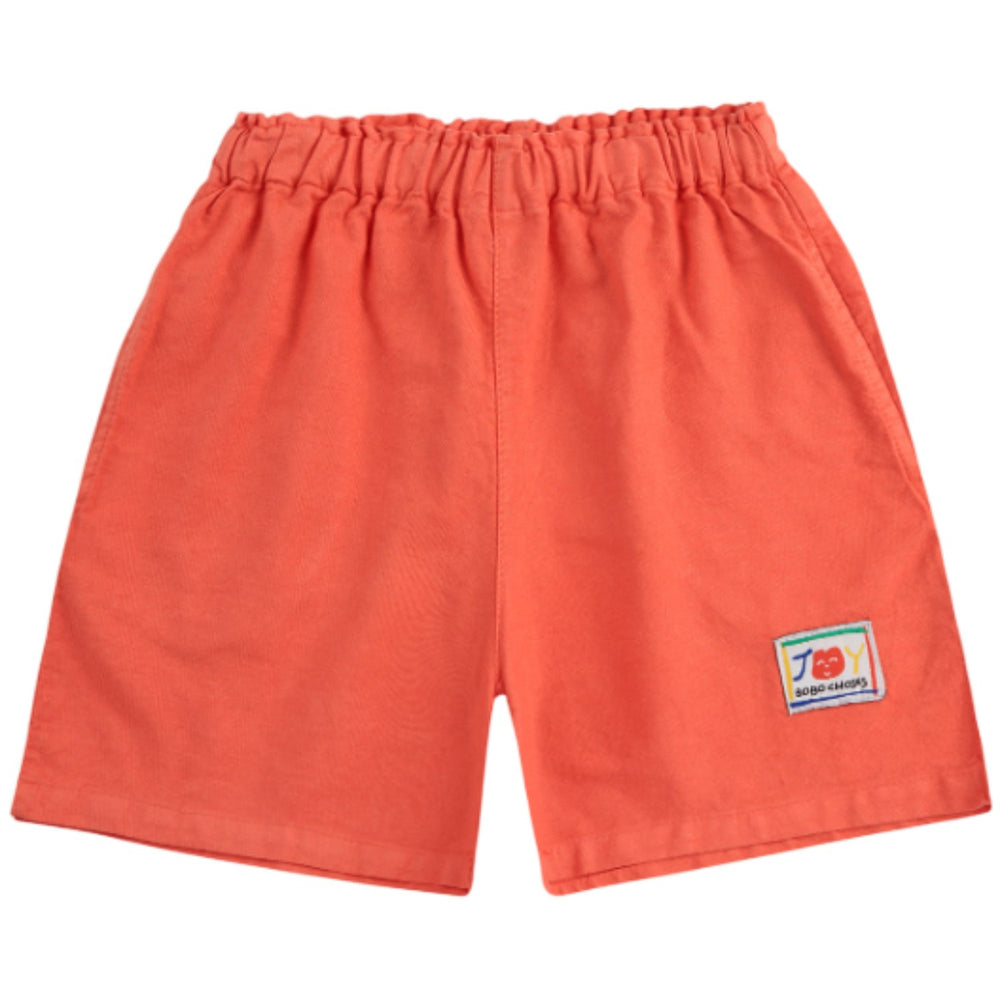 Køb Bobo Choses Red Smiling Woven Bermuda Shorts