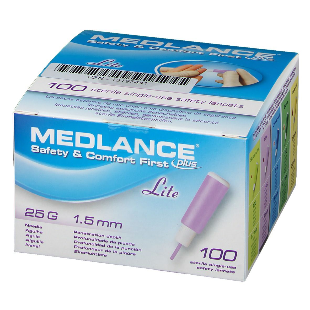 MEDLANCE® plus Lite Sicherheitslanzetten 25 G