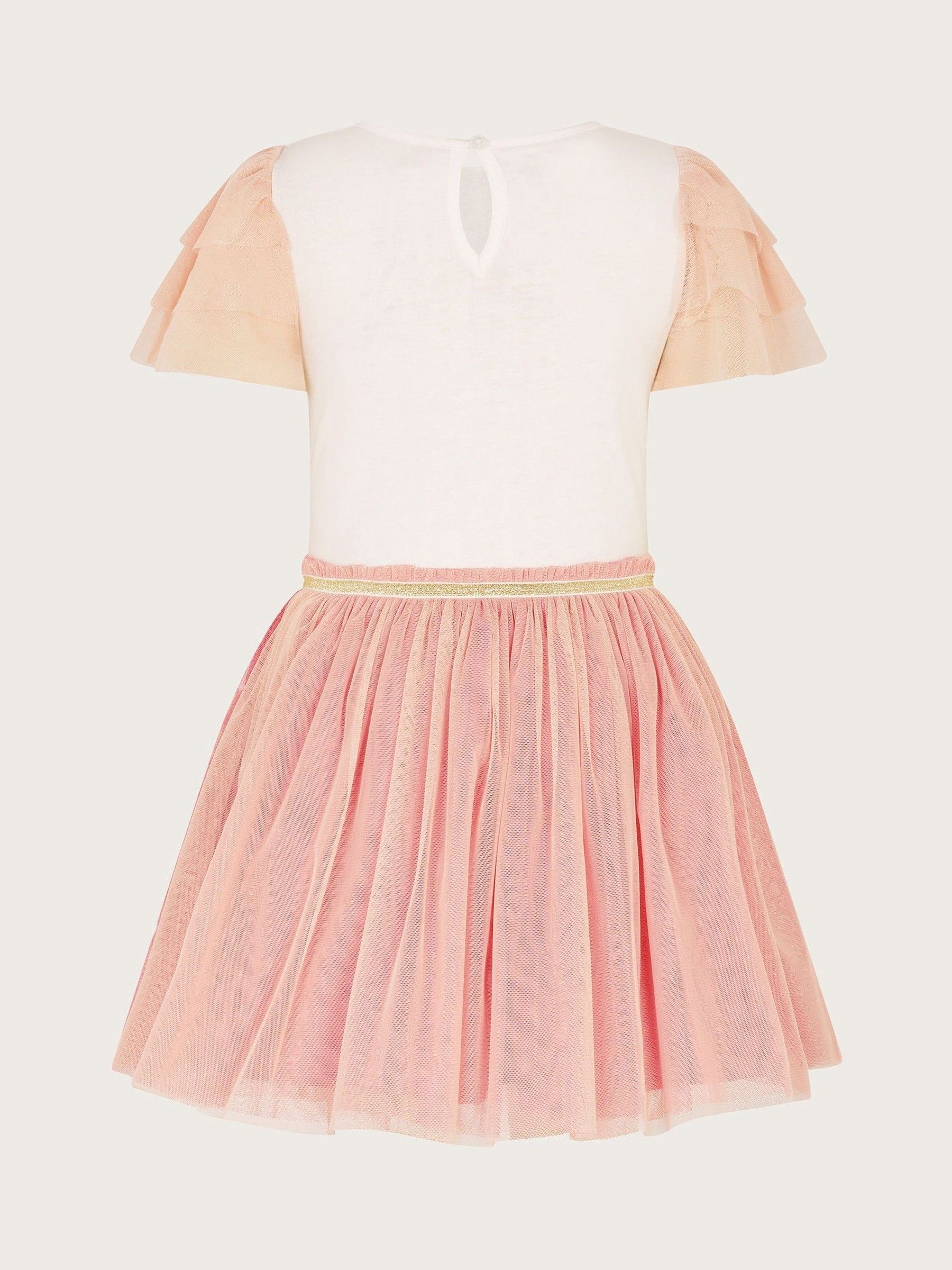 Monsoon Pailletten regenboog tule disco Jurk
