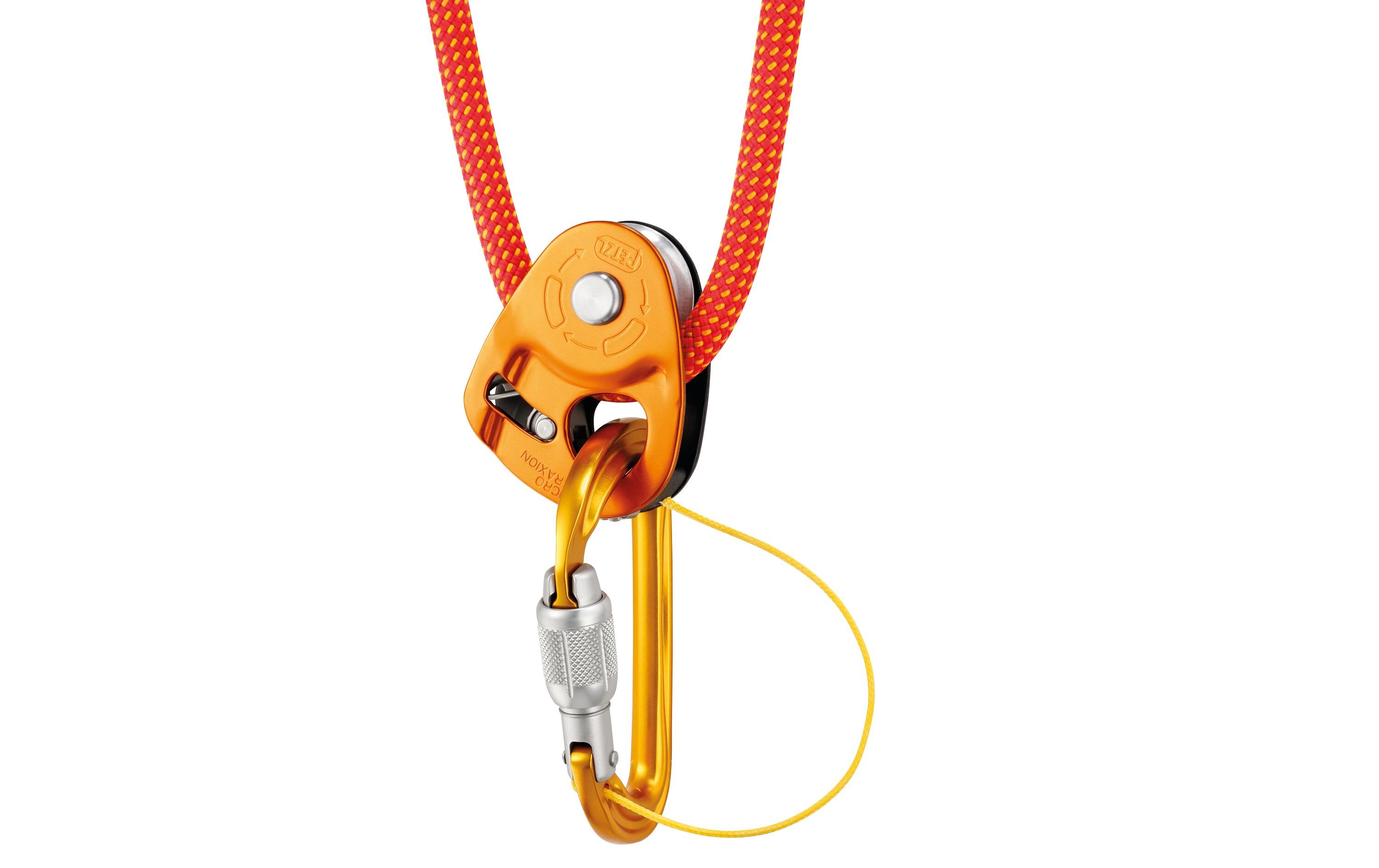 Umlenkrolle Micro Traxion Pulley RopeclampLeichte Umlenkrolle mit Rücklaufsperre und hohem Wirkungsgrad