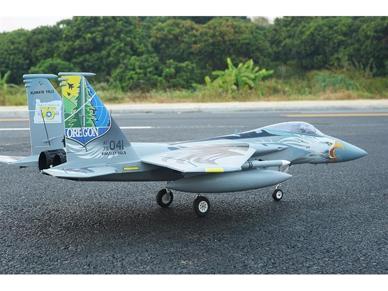 Arrows RC Impeller Jet F-15 Eagle Twin 64 mm PNP Scale EDF Jet mit zwei 12-Blatt Impeller