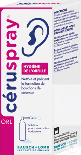 Bausch&Lomb Ceruspray Solution Pour Pulvérisation Auriculaire 50ml