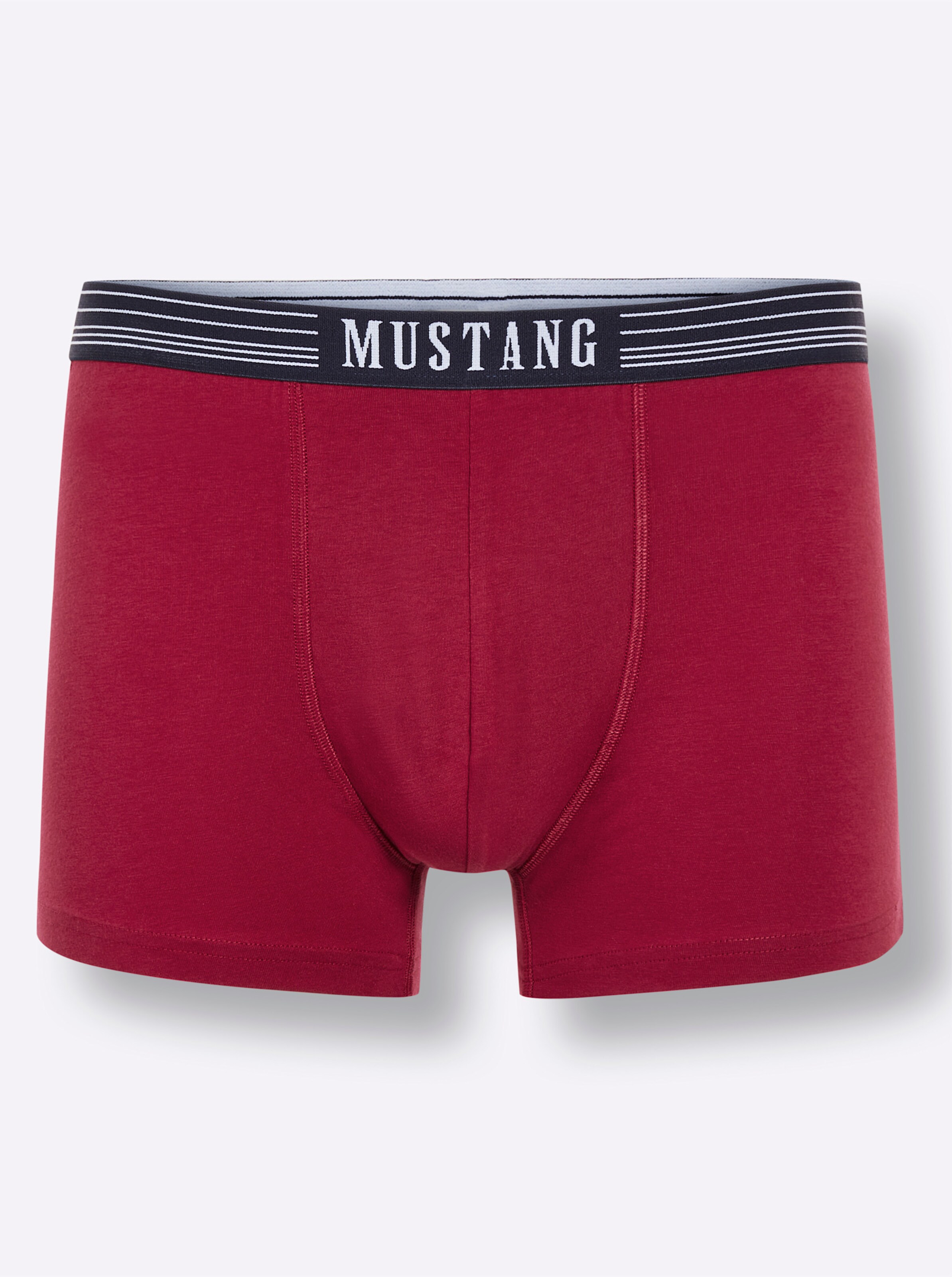 Mustang Pants in marine + weiß + rot