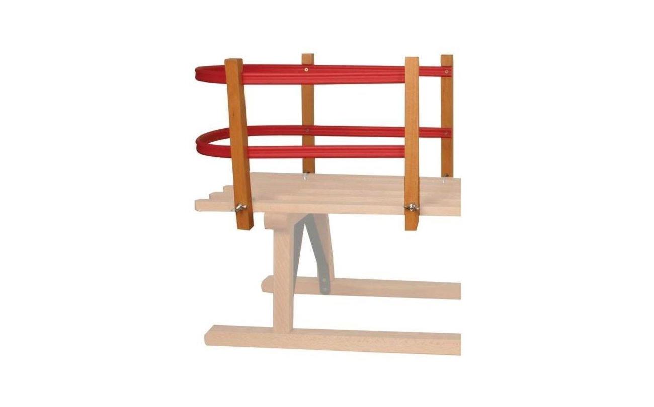 Rugleuning voor houten Slee Davos