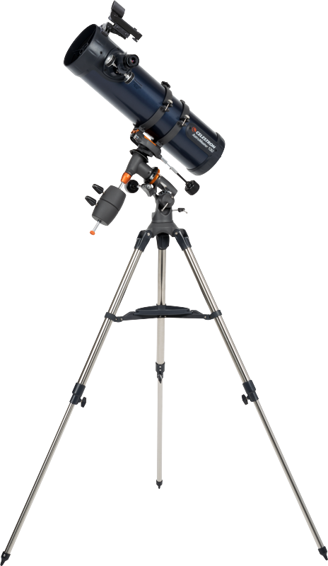 Celestron - Astromaster Reflector 130EQ - Stjernekikkert med Telefonadapter og T2-Barlow