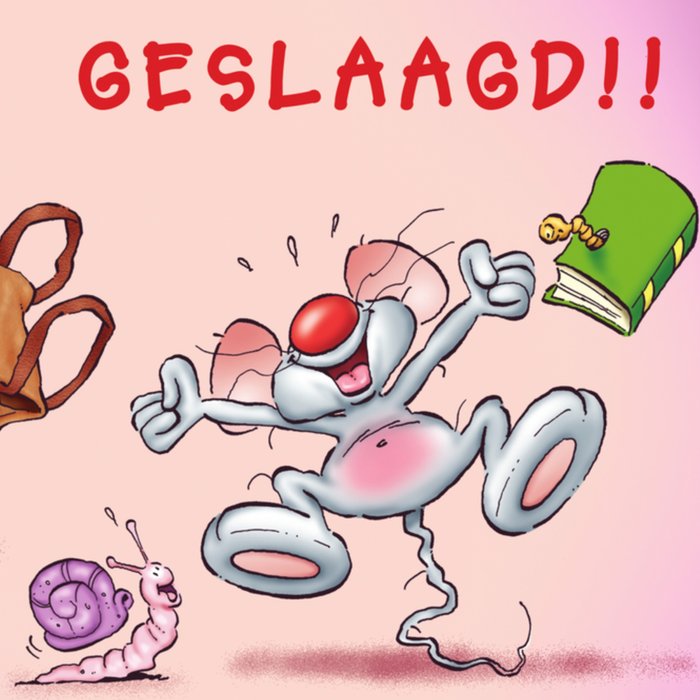 Doodles | Geslaagd kaart | muis