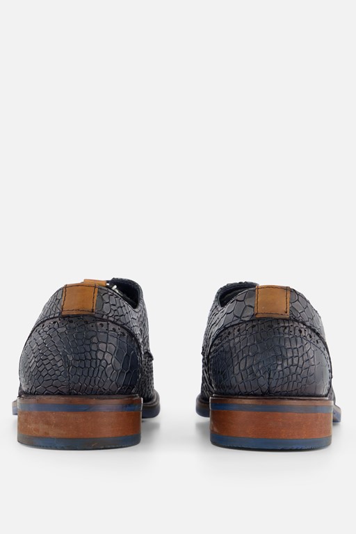 Vertice Veterschoenen blauw Leer