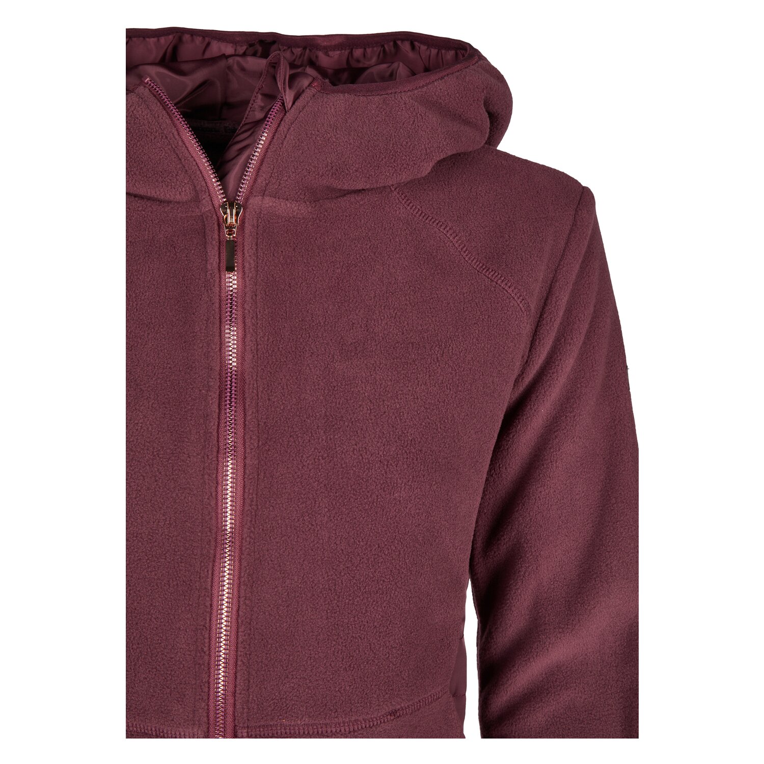 ESKADRON Heritage Fleecejacke Zip-Hood  - cassis