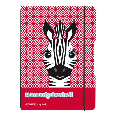 Herlitz Aufgabenheft flex PP A5/48 C.Anim Zebra