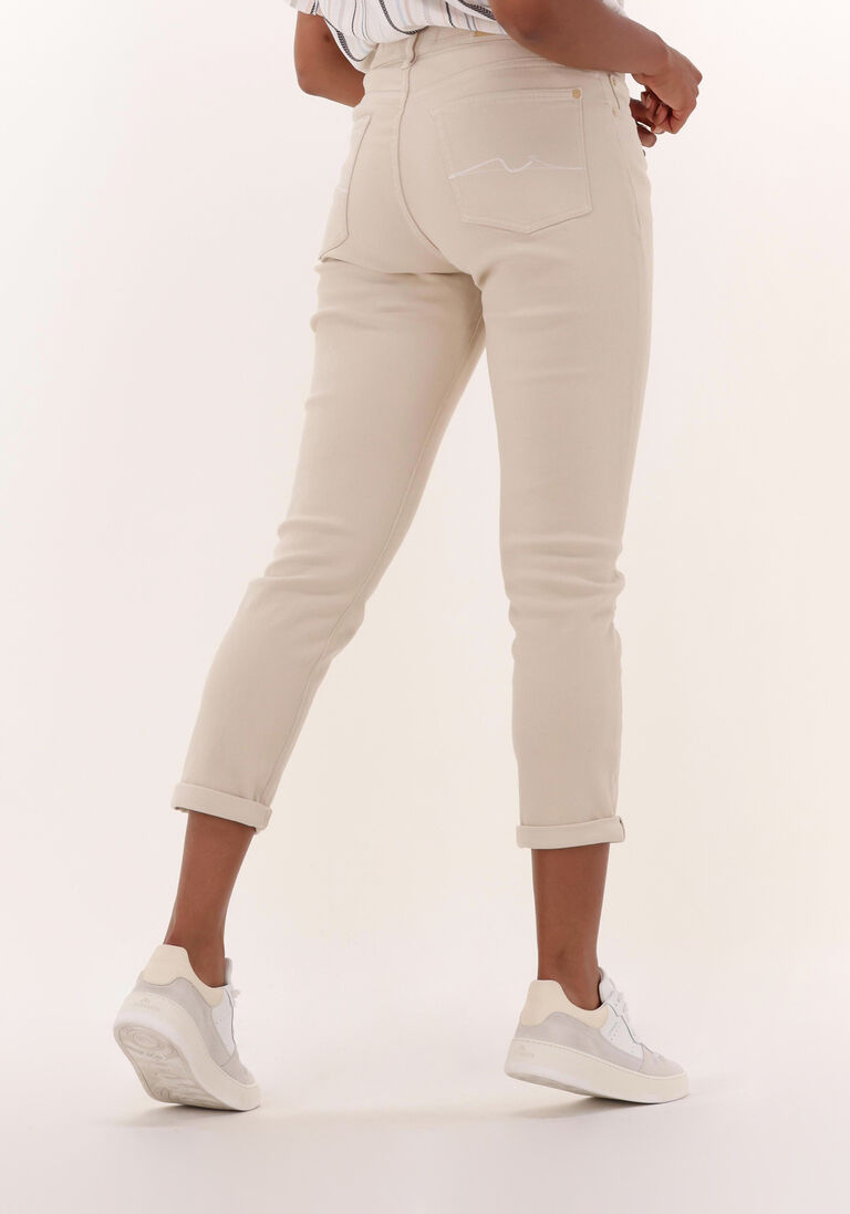 7 FOR ALL MANKIND ecru 7 for all mankind mom jeans josefina