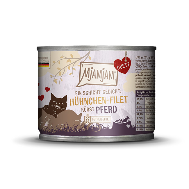 Duett - Hühnchen-Filet küsst Pferd