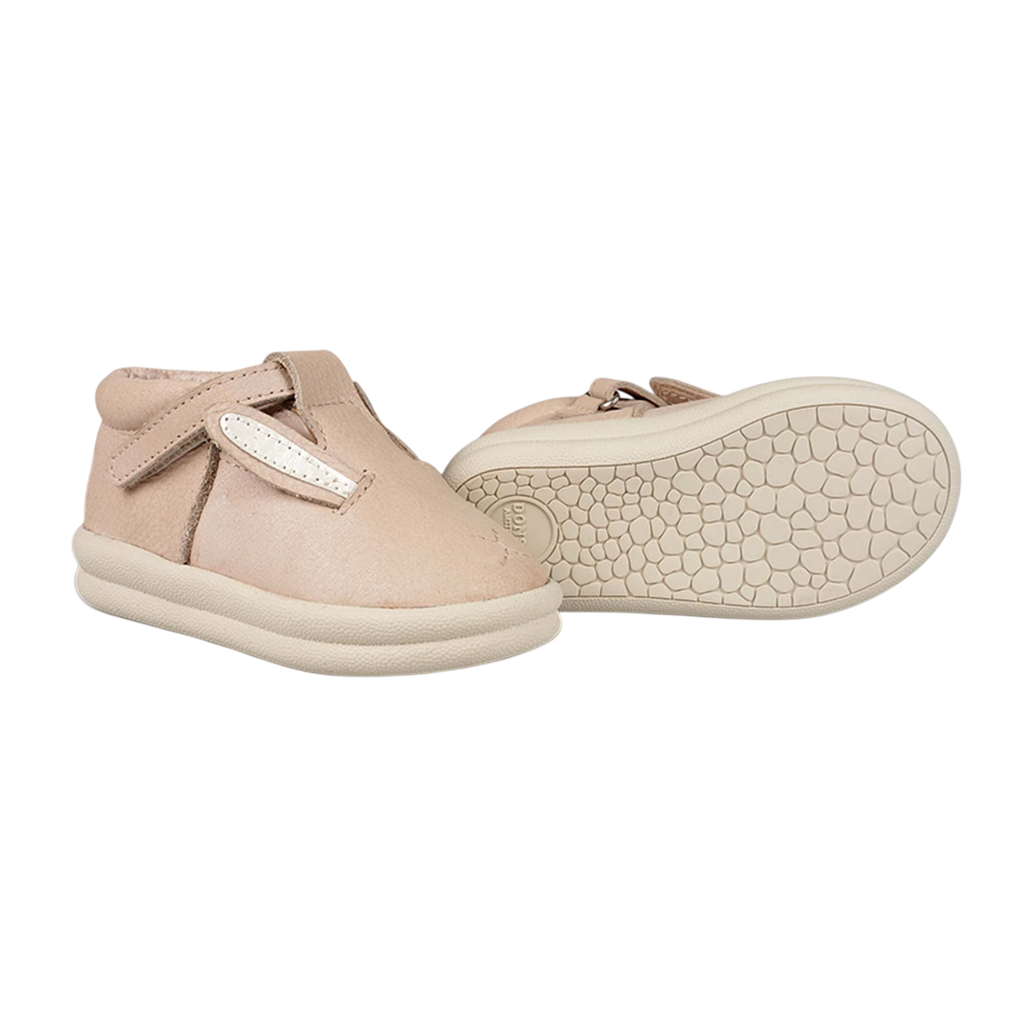 Baby Schuhe Zilpa Pink Bunny Powder Metallic Nubuck