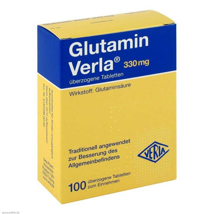 Glutamin Verla® überzogene Tabletten, 100 St