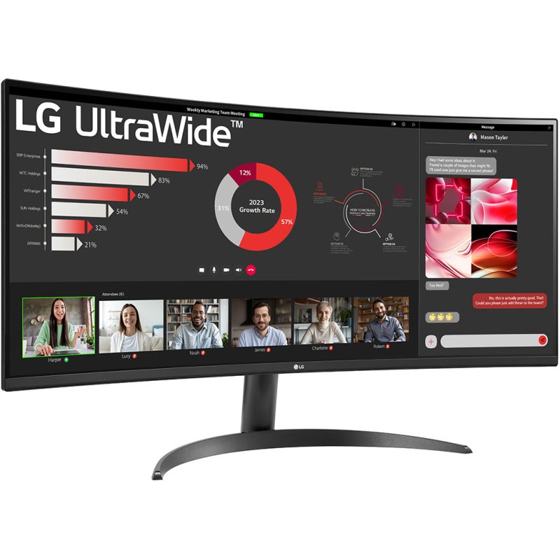 Ecran PC Lg UltraWide 34WR50QK-B