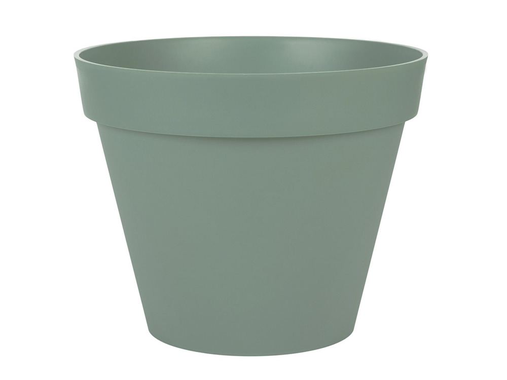 Pot de fleurs rond toscane ø 40 x h.32 cm - vert laurier