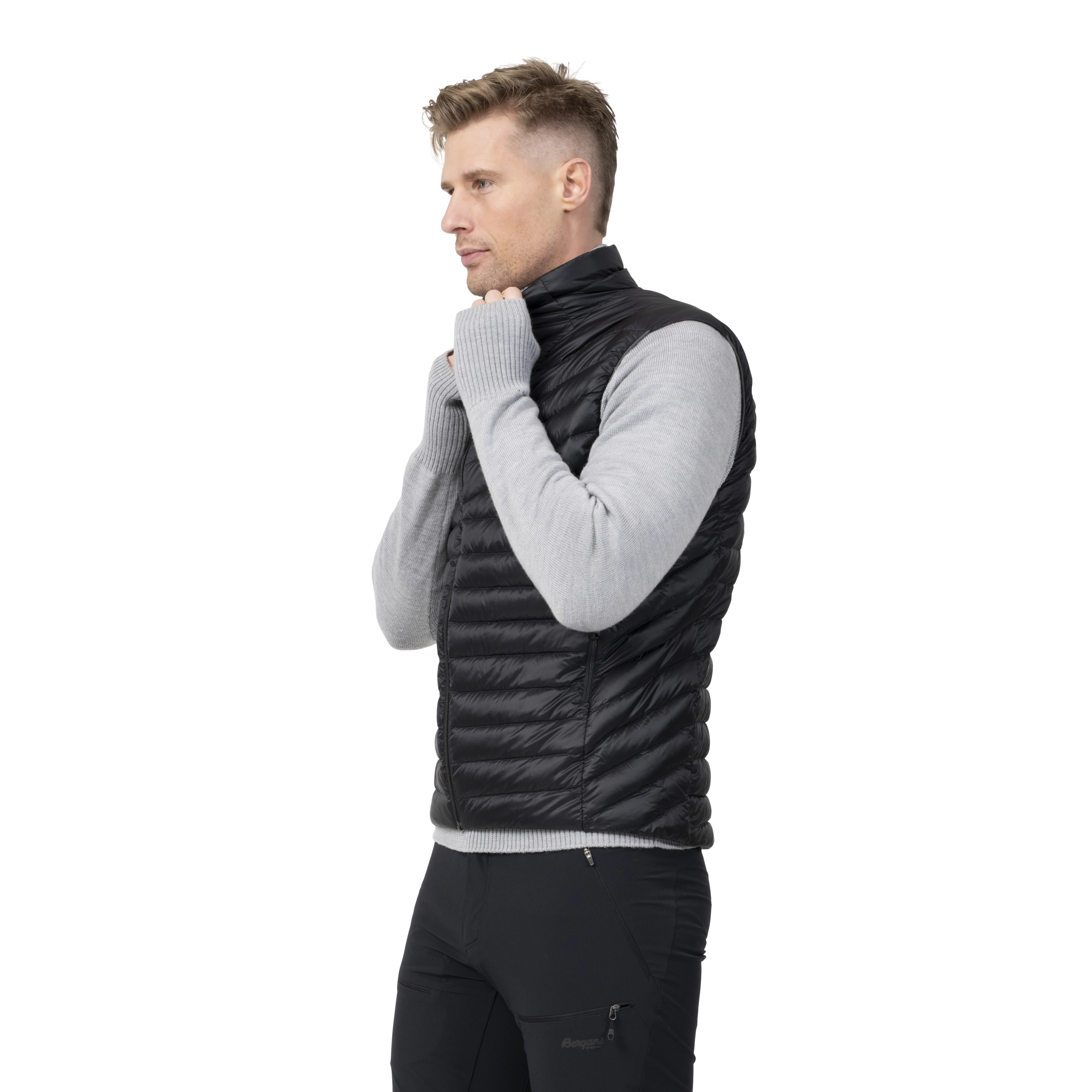 Rabot Light Down Vest Men Black