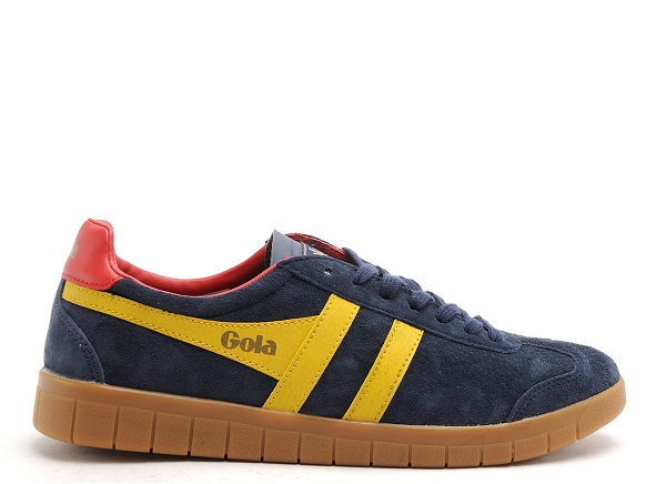 Gola basses homme hurricane suede cmb046 bleu