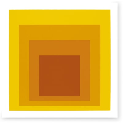 Druck Josef Albers, Golden Gate