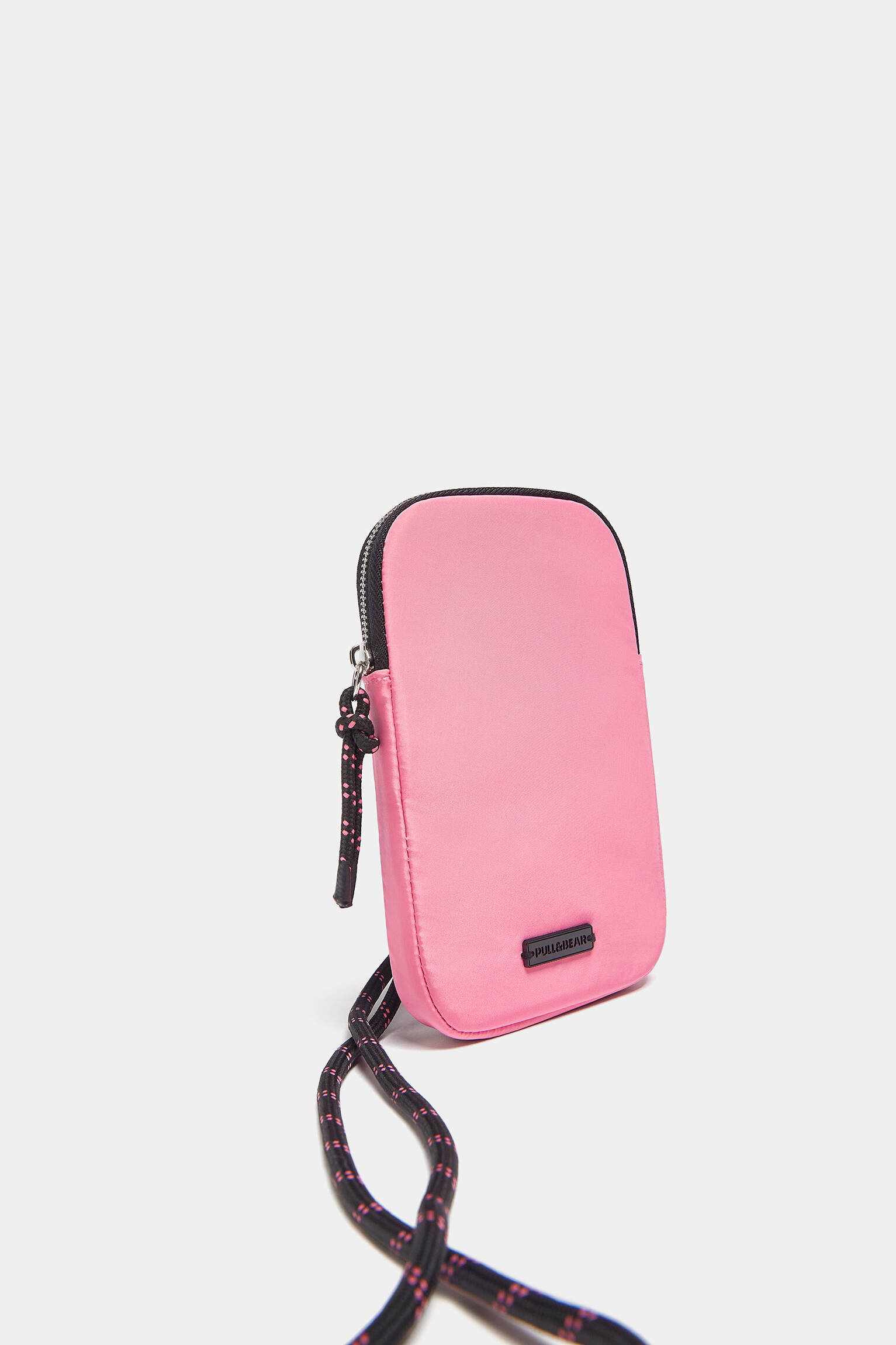 SUPORTE PARA CELULAR COM ZÍPER - ROSA