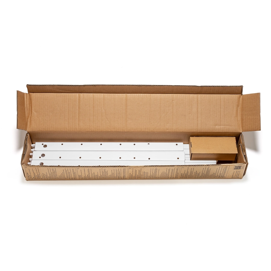 reer Klemm- und Schraubgitter Baukasten, weiß 63-106 cm