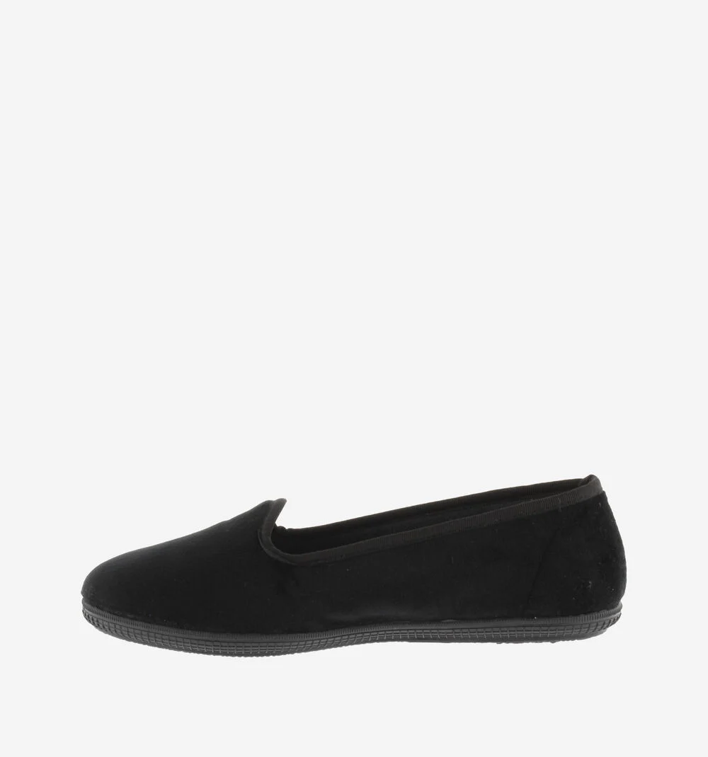 ODA VELVET SLIPPERNEGRO