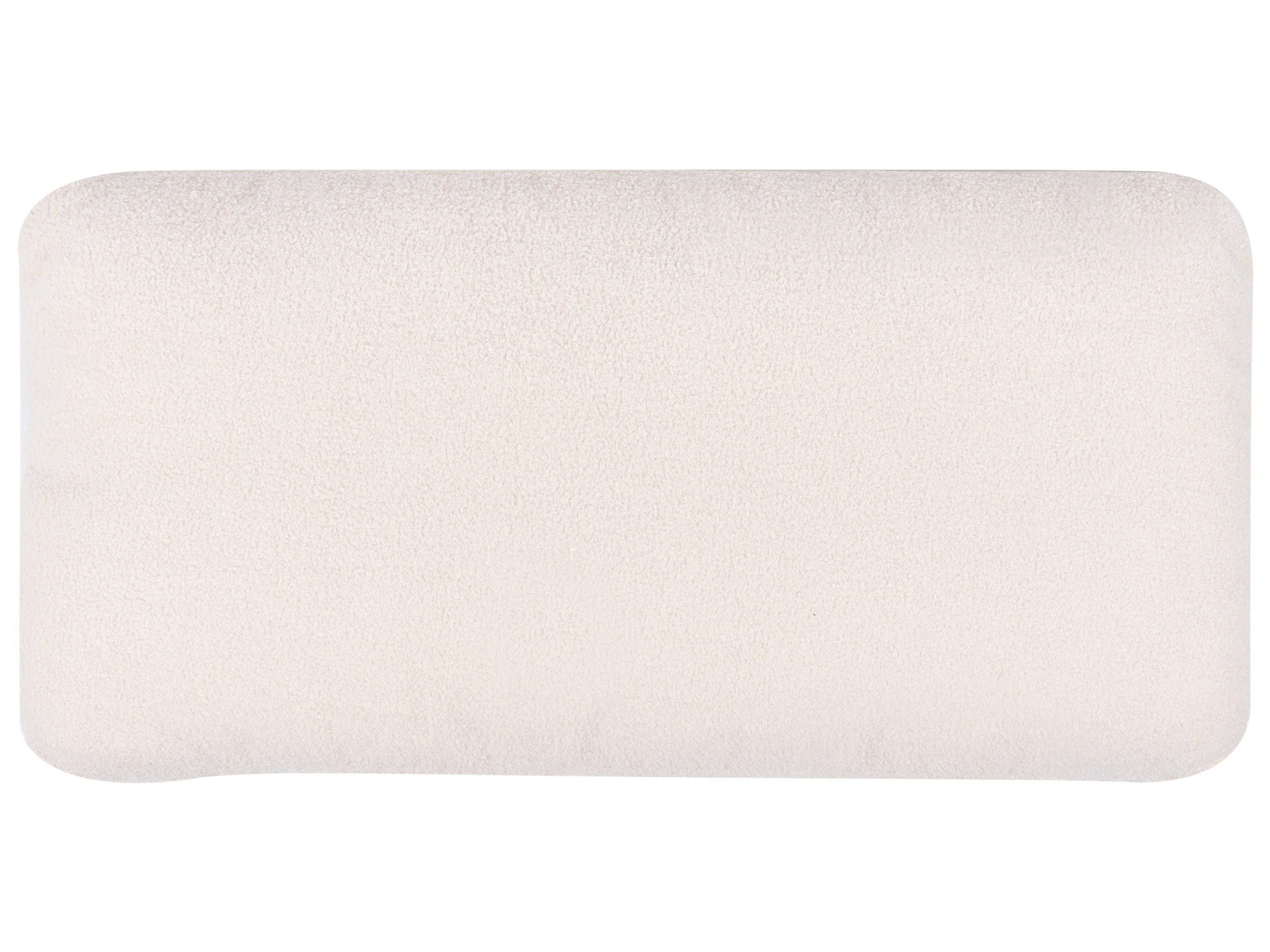 Slaapbank 3-zits VAXHOLM Bouclé Lichtbeige met opbergruimte