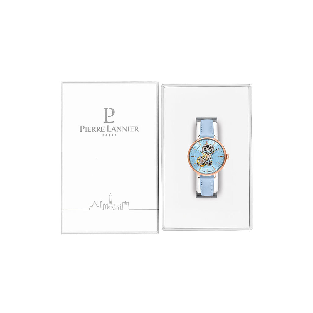 Montre Pierre Lannier Melodie Bleu