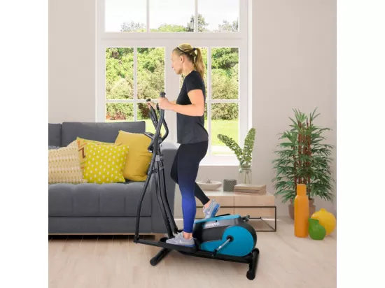 Vélo Elliptique d'appartement SMART BIKE 8 niveaux de résistance magnétique - Roue inertie 3Kg, Ecran d'entraînement