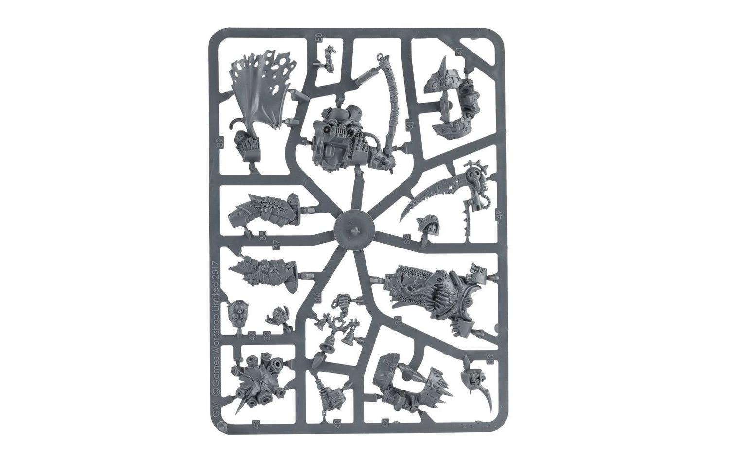 Figurenset Warhammer 40.000 Deathshroud BodyguardWarhammer 40.000 Miniaturen: Death Guard Deathshroud Bodyguard