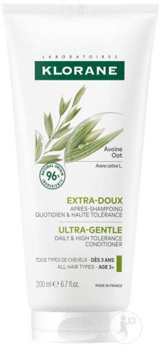 Klorane Avoine Après-Shampoing Extra-Doux Haute Tolérance Tous Types De Cheveux 200ml