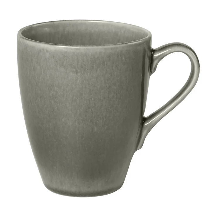 Broste Copenhagen - Nordic Rain Mega-Becher mit Henkel, 400 ml, grau