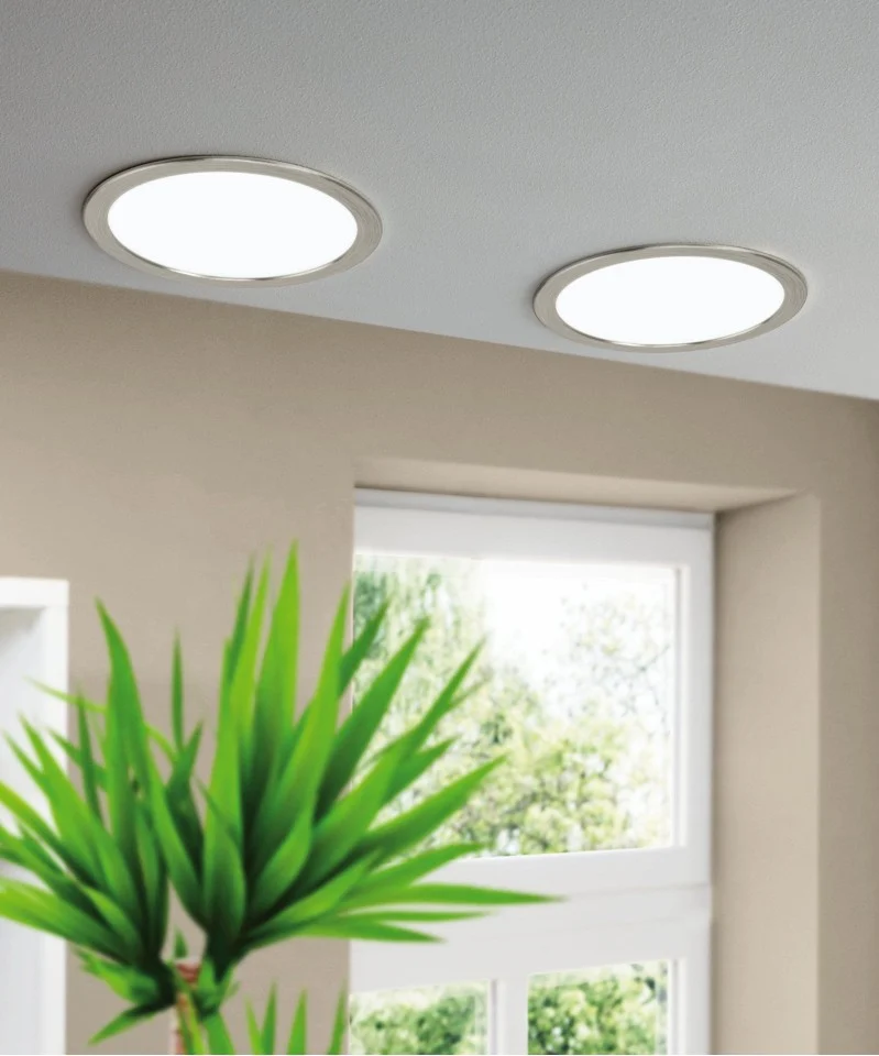 EGLO - Fueva-Z indbygning børstet stål Ø21,6 - TW - Zigbee, Bluetooth