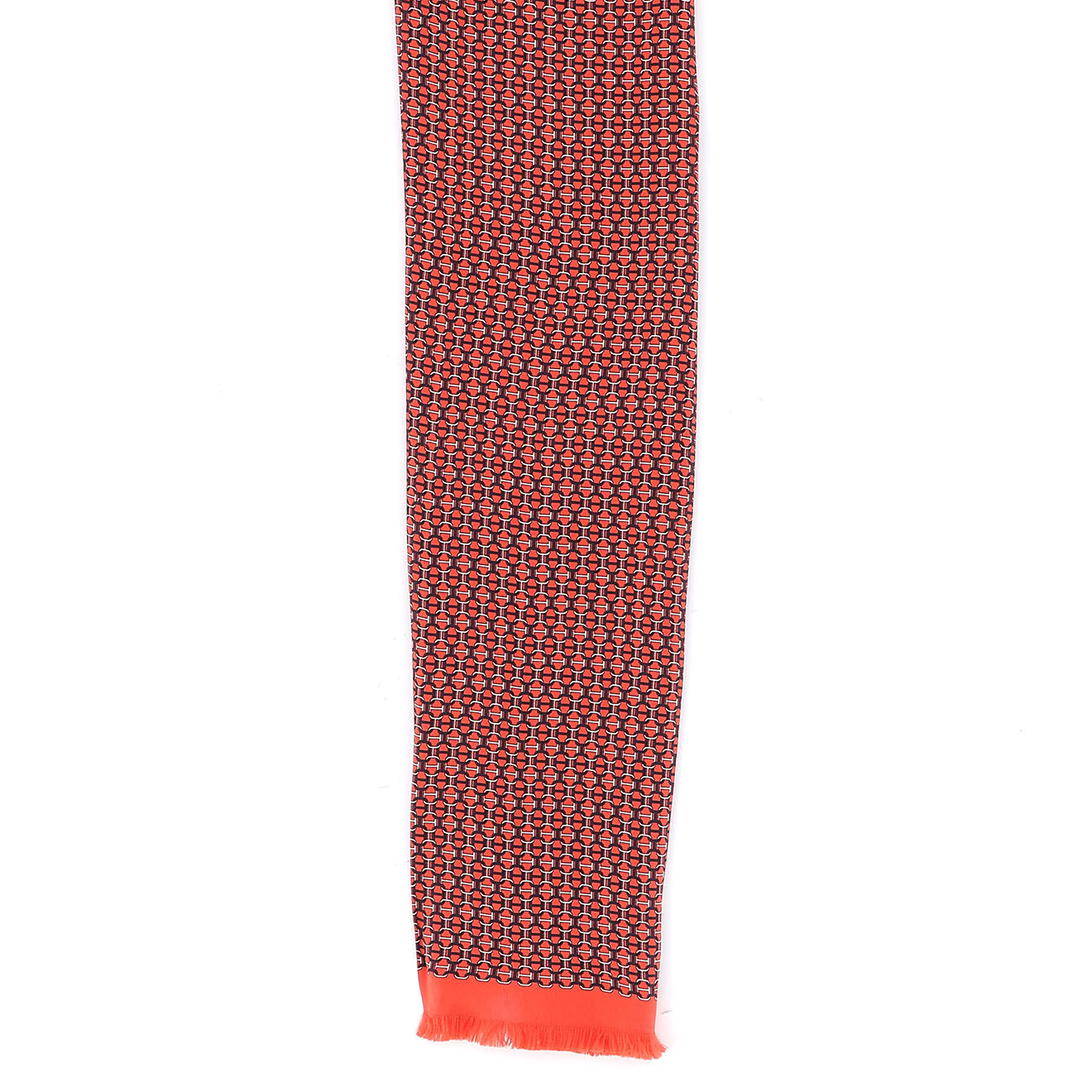 Hermès Foulard en Soie rouge - Parfait état