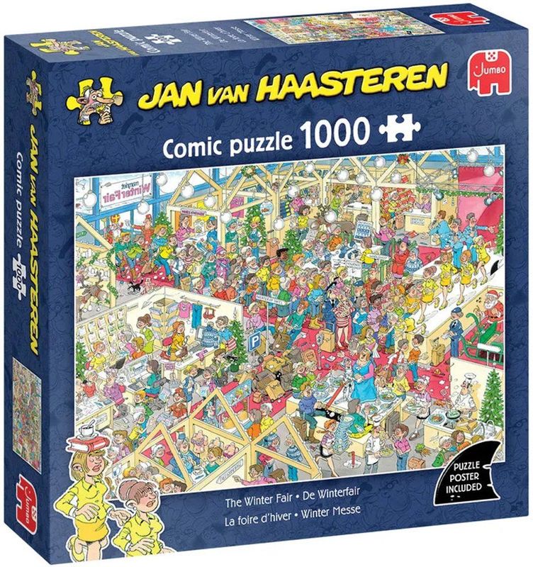 Jan van Haasteren - De Winterfair - Legpuzzel - 1000 Stukjes - 68 x 49 cm