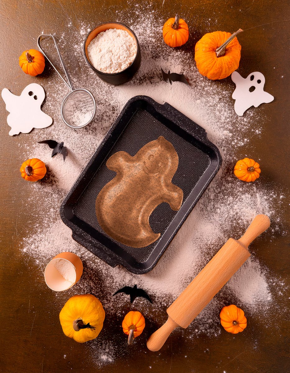Halloween Koekvormpjes Geest 28cm